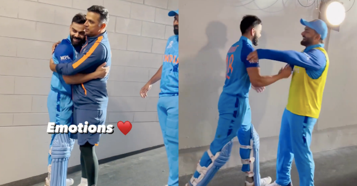 IND vs PAK: Watch - Rahul Dravid, Rishabh Pant Hug Virat Kohli After India's Win Over Pakistan At The MCG