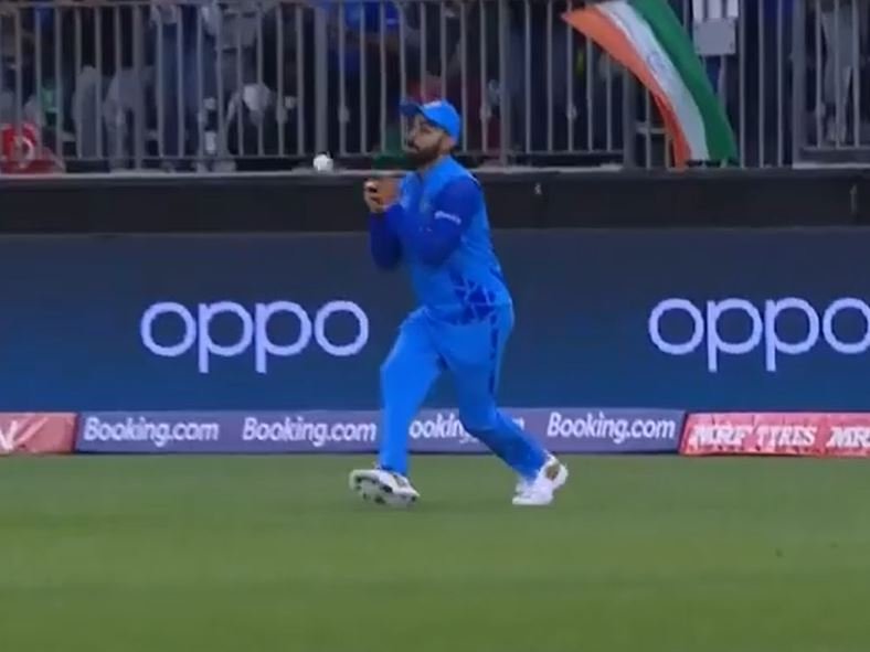 Virat Kohli dropped catch. PC- ICC
