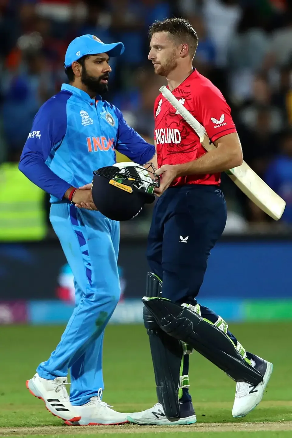 Rohit Sharma and Jos Buttler. India