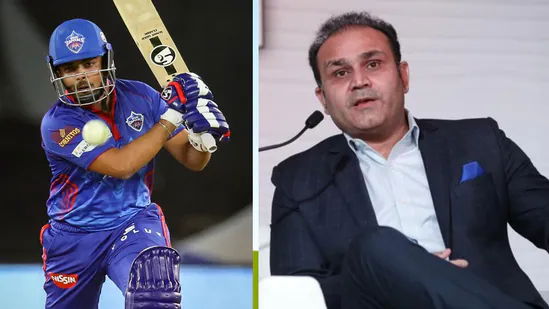 Prithvi Shaw and Virender Sehwag. PC- IPL-HT