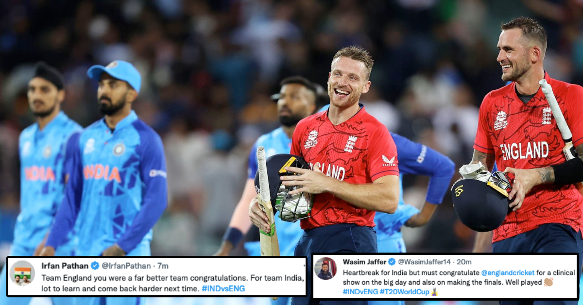 “Embarrassing Loss” – Twitter Reacts As England Thrash India By 10 Wickets To Book A Date With Pakistan In T20 World Cup 2022 Final