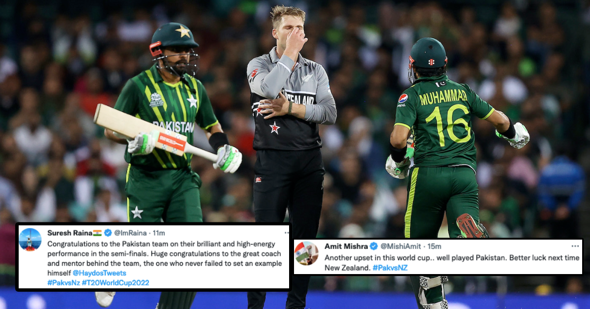 Twitter Goes Berserk As Pakistan Defeats New Zealand By 7 Wickets To Qualify For The Final Of The T20 World Cup 2022