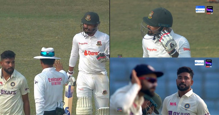 Virat Kohli And Mohammed Siraj Sledging Litton Das