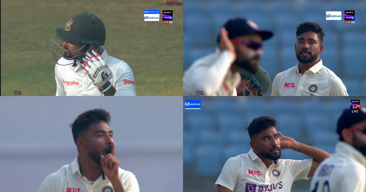 Litton Das Mohammed Siraj Virat Kohli