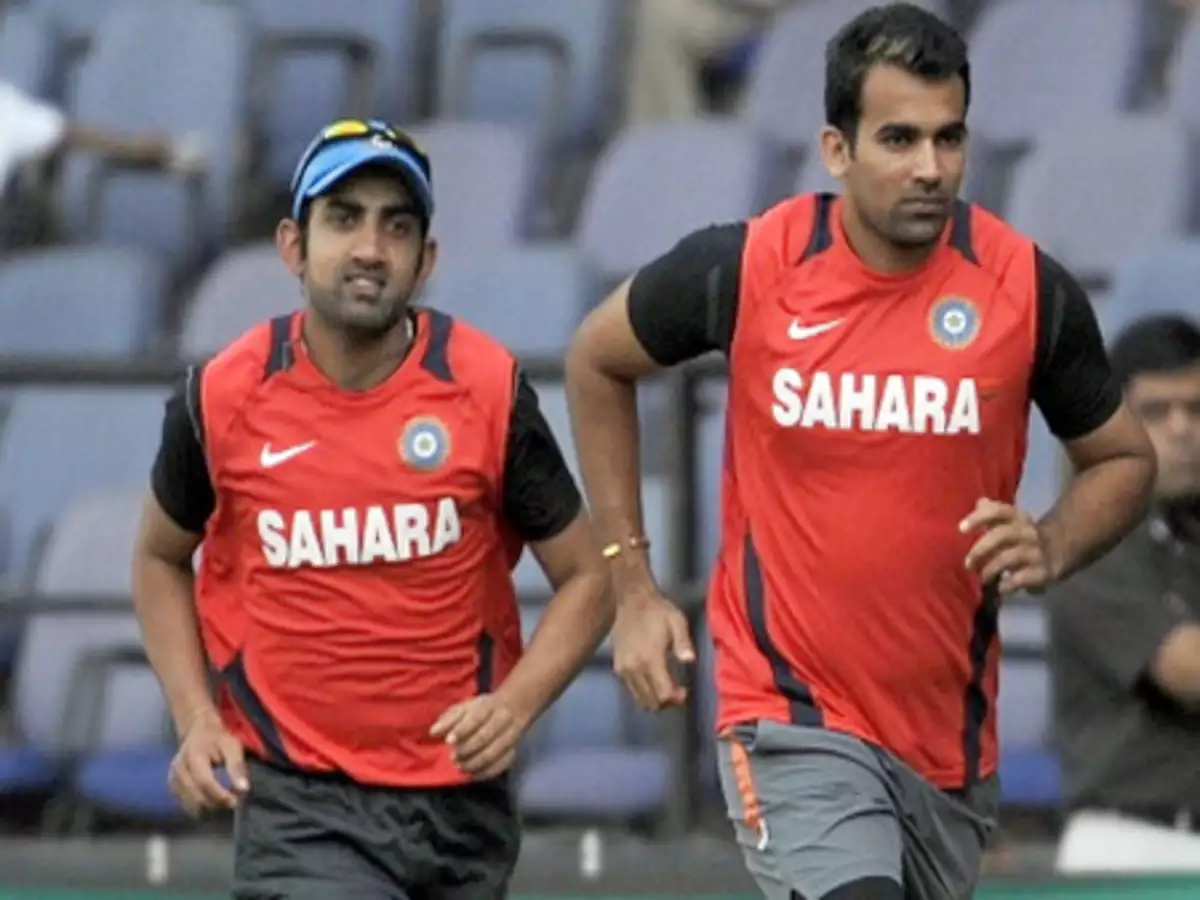 Zaheer Khan, MS Dhoni and Gautam Gambhir