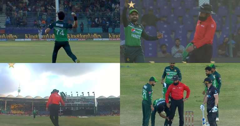 Watch: Umpire Aleem Dar Hit On Ankle During PAK vs NZ 2nd ODI, Grieves in Pain On The Field As Players Console Him