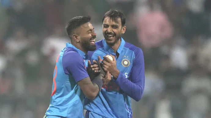 Axar Patel and Hardik Pandya