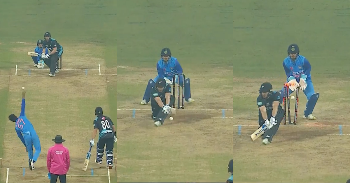 IND vs NZ: Watch - Deepak Hooda Cleans Up Glenn Phillips In 2nd T20I Match New Zealand