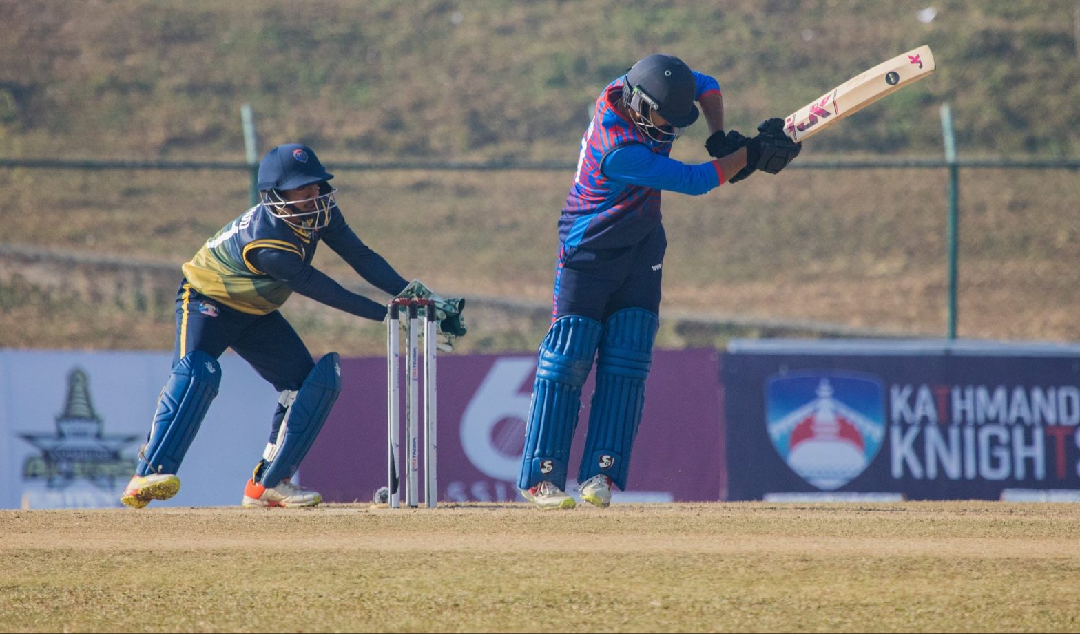 Kathmandu Knights vs Biratnagar Super Kings in Nepal T20 League (Credits: CAN/Twitter)