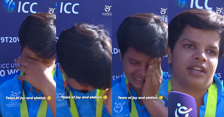 Watch: Captain Shafali Verma Breaks Into Tears Of Joy As India Win Inaugural U19 Women's T20 World Cup