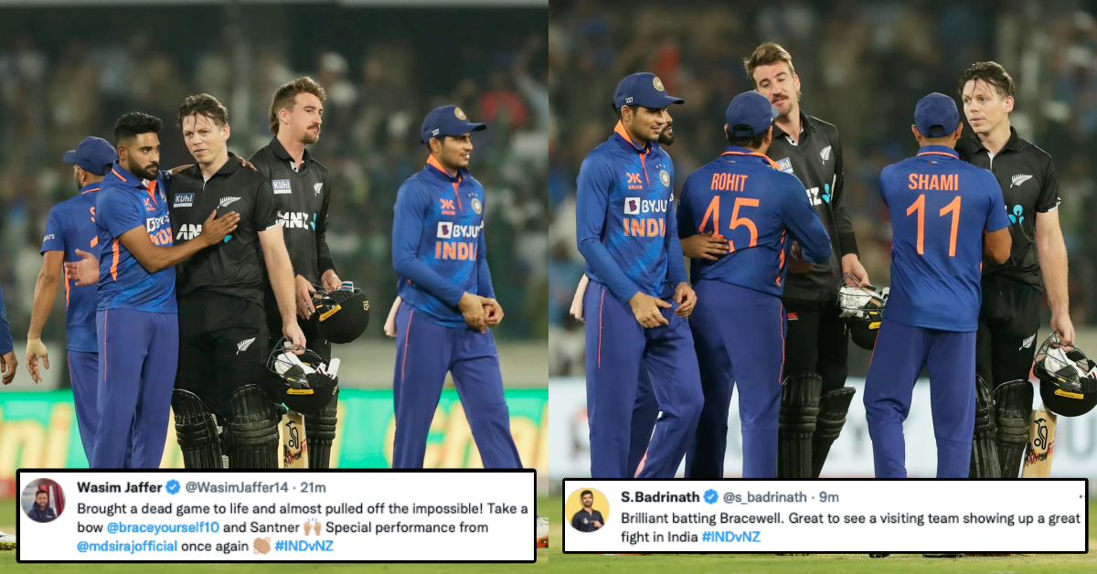 Twitter Reacts As Shubman Gill's Double Hundred Guides India To A 12-Run Win Over New Zealand In Thrilling Hyderabad ODI
