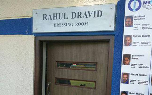 Rahul Dravid Dressing Room (PC-BCCI)