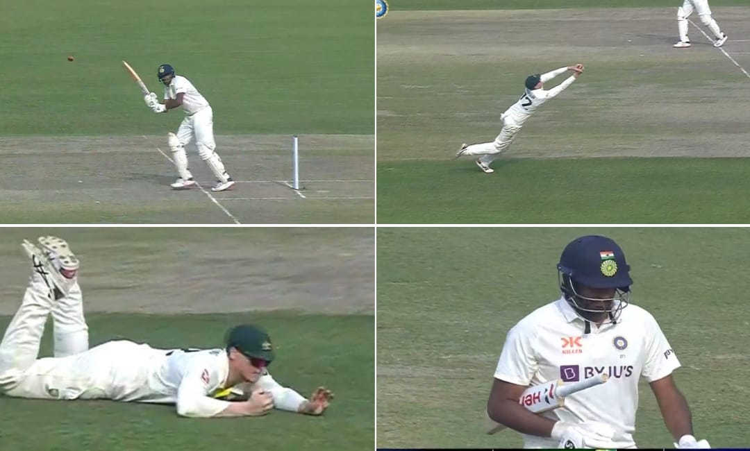 IND vs AUS: Watch – Matt Renshaw Grabs A Brilliant Catch Off Pat Cummins' Delivery To Dismiss Ravichandran Ashwin In 2nd Test