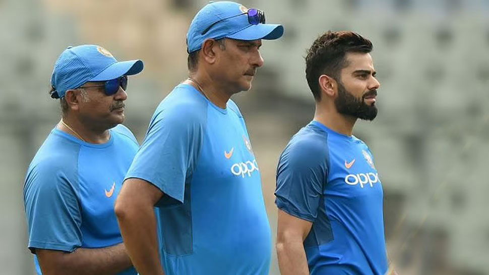Bharat Arun, Ravi Shastri & Virat Kohli