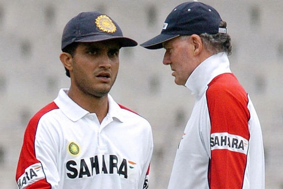 Sourav Ganguly and Greg Chappell