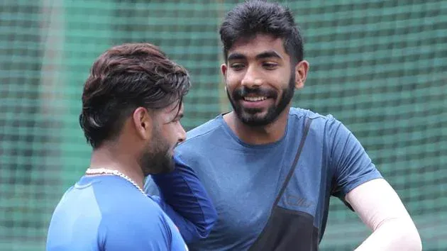 Jasprit Bumrah and Rishabh Pant, India