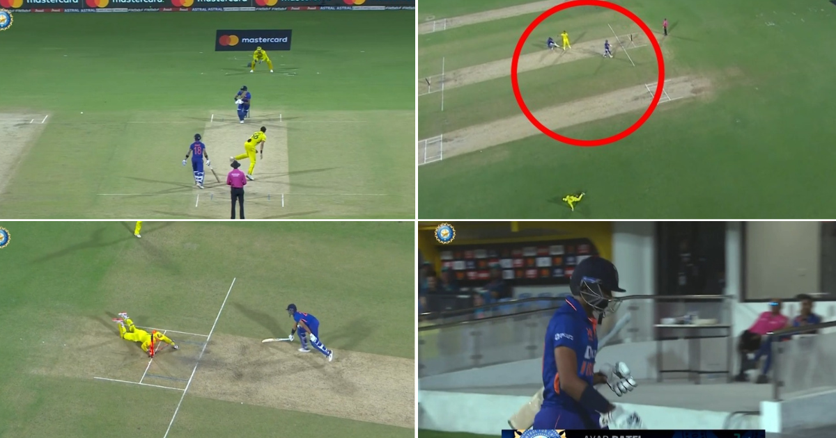 IND vs AUS: Watch - Axar Patel Gets Run Out Despite Reaching Close To Non-striker's End As Virat Kohli Sends Him Back