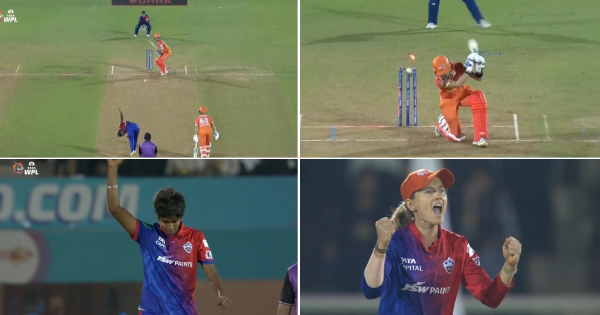 DC-W vs GUJ-W: Watch – Laura Wolvaardt Gets Cleaned Up By Arundhati Reddy After Scoring Her Maiden WPL Fifty