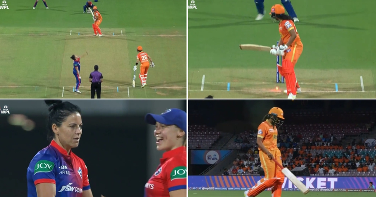 GUJ-W vs DC-W: Watch – Marizanne Kapp Cleans Up Sabbhineni Meghana For A 2-ball Duck With A Terrific Yorker