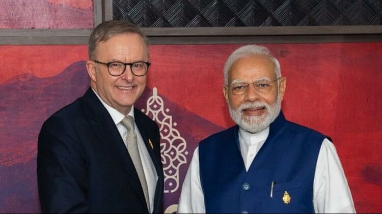 Narendra Modi-Anthony Albanese IND vs AUS 4th Test