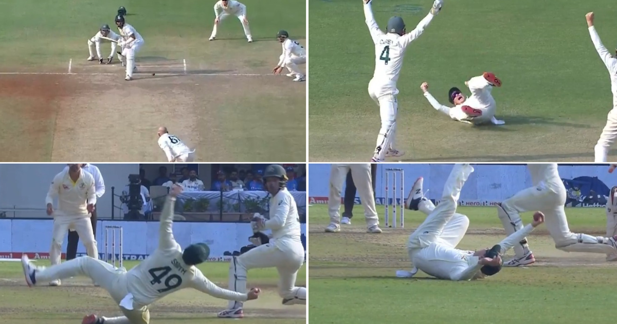 IND vs AUS: Watch- Steve Smith Takes A One-Handed Stunner In The Slips To Dismiss Cheteshwar Pujara