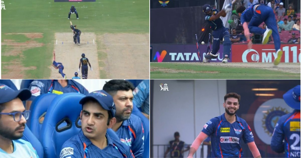 LSG vs GT: Watch - Naveen-ul-Haq Clean Bowls Vijay Shankar With A Beauty