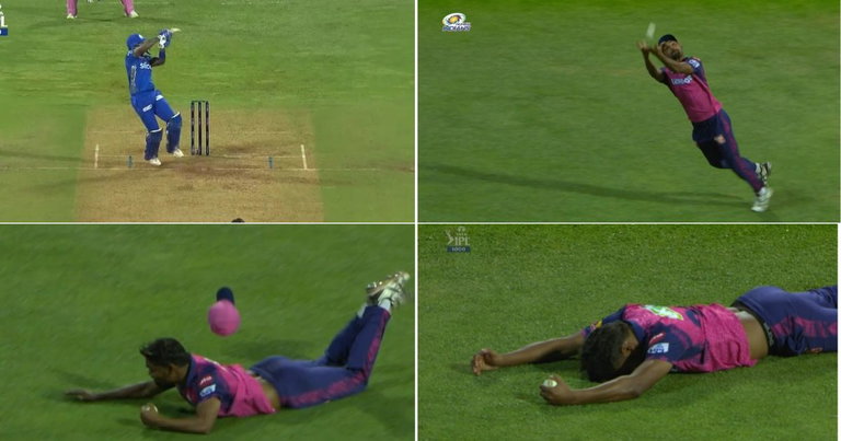 MI vs RR: WATCH - Sandeep Sharma Takes A Blinder To Dismiss Suryakumar Yadav At The Wankhede Stadium