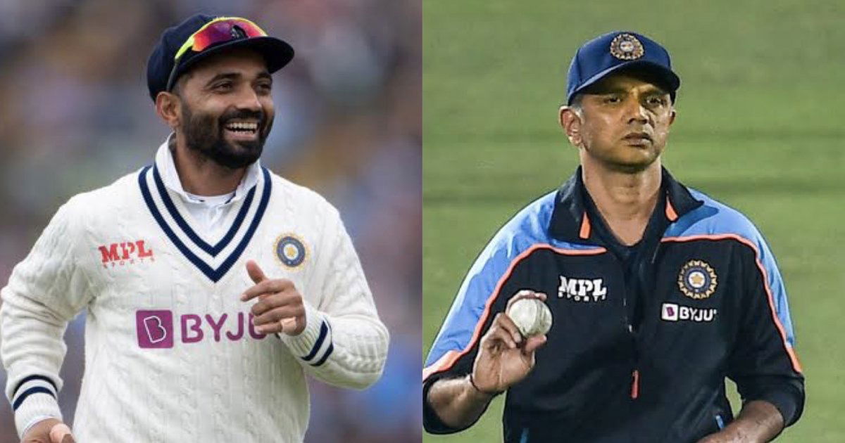 Ajinkya Rahane (L) and Rahul Dravid (R) {PC: ICC/Twitter}