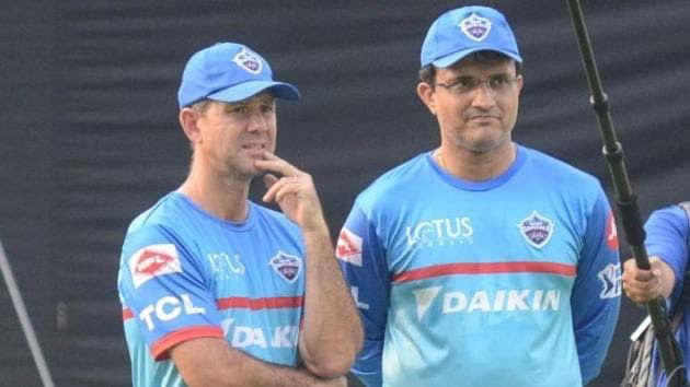 Delhi capitals' Ricky Ponting and Sourav Ganguly {PC: BCCI/IPL}
