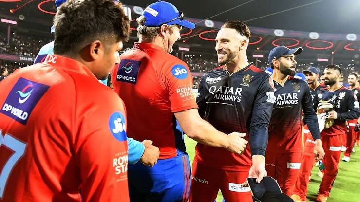 Virat Kohli and Royal Challengers Bangalore after win against DC {PC: BCCI/IPL}