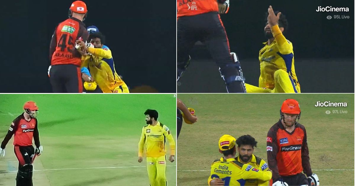 CSK vs SRH: Watch - Ravindra Jadeja, Heinrich Klaasen Involved In A Fiery Spat After The Batter Blocks Spinner's Way During IPL 2023 Game