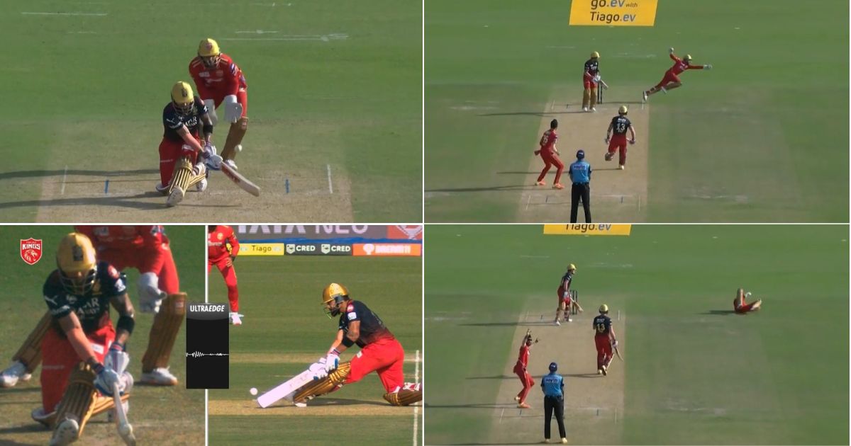 PBKS Vs RCB: Watch - Jitesh Sharma Bags A Stunner As Virat Kohli Departs Following Crucial Knock For RCB