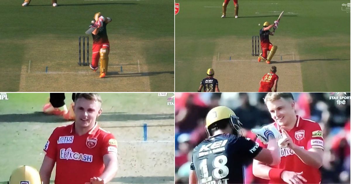 PBKS vs RCB: WATCH - Sam Curran’s Deadly No Ball Almost Knock Off Faf Du Plessis’ Head, Here's How Virat Kohli Reacted