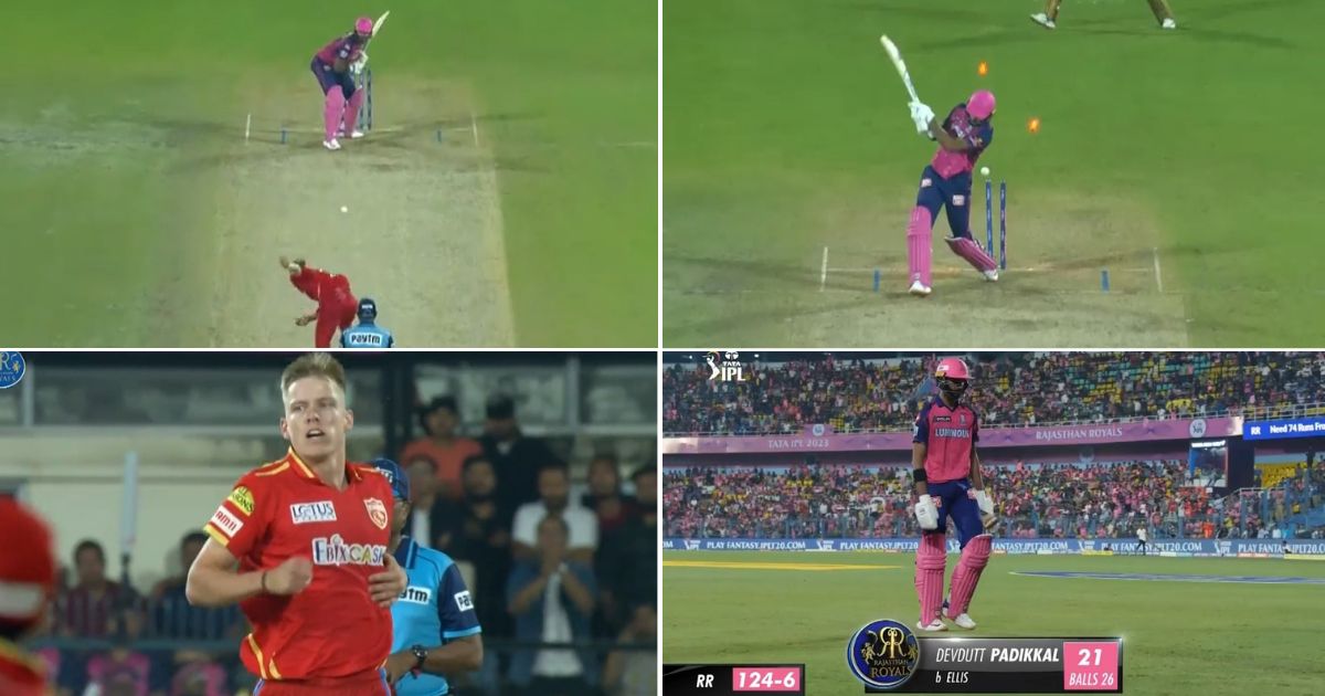 RR vs PBKS: Watch - Nathan Ellis Castles Devdutt Padikkal To End Batter's Poor Stay In The Middle