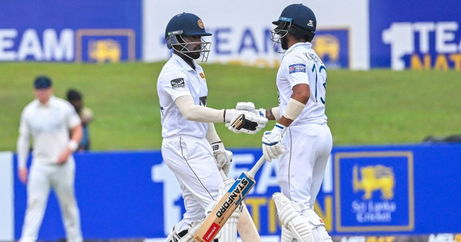 Sri Lanka's Nishan Madushka and Kusal Mendis