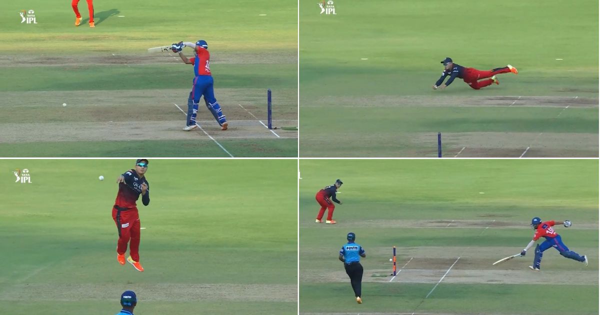 RCB vs DC: Watch - Anuj Rawat Dives To Make One-handed Stop Before Producing A Sensational Direct-Hit To Dismiss Prithvi Shaw