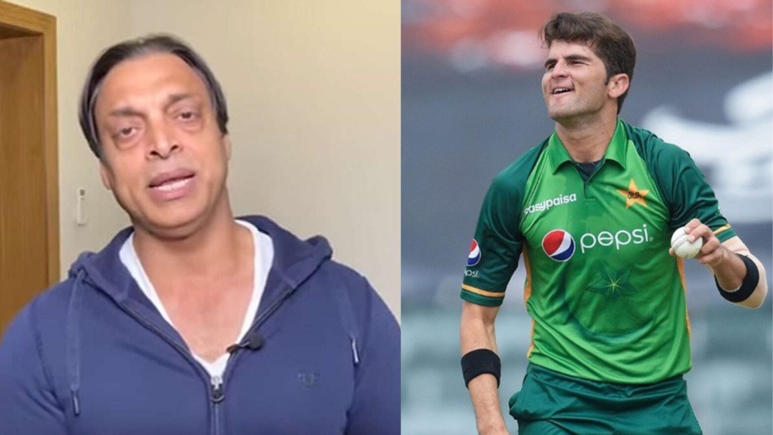 Shoaib Akhtar and Shaheen Afridi