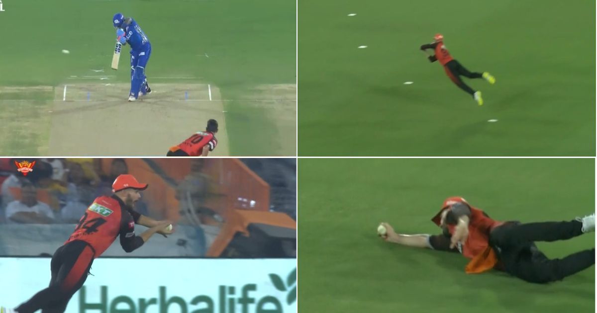 SRH vs MI: WATCH - Marcon Jansen's Double Blow Stings Mumbai As Aiden Markram Stuns Suryakumar Yadav With A Flying Catch