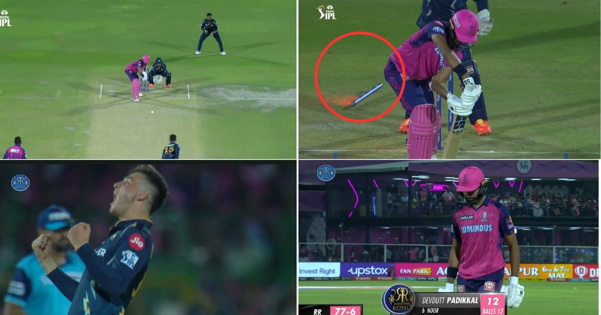 RR vs GT: Watch - Noor Ahmad Castles Devdutt Padikkal For 12, Leaves The Batter Perplexed