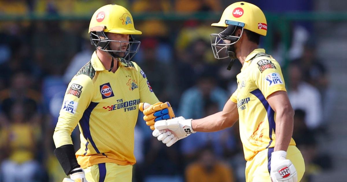 Chennai Super Kings' Devon Conway, Ruturaj Gaikwad