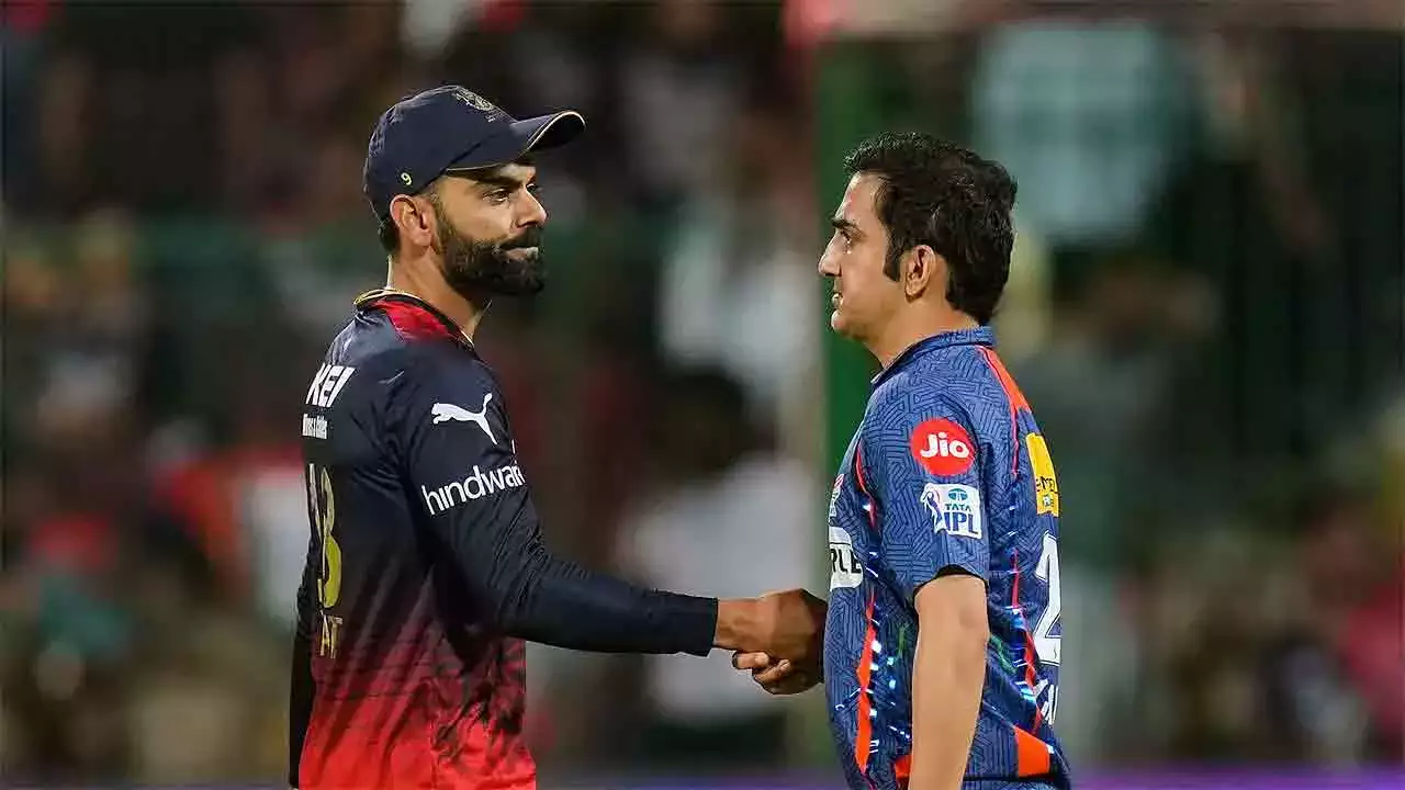 Gautam Gambhir and Virat Kohli