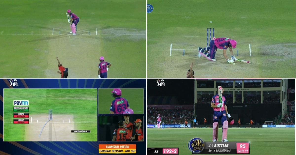 RR vs SRH: WATCH – Bhuvneshwar Kumar Reprieves Jos Buttler’s Century With A Toe-crusher In Jaipur