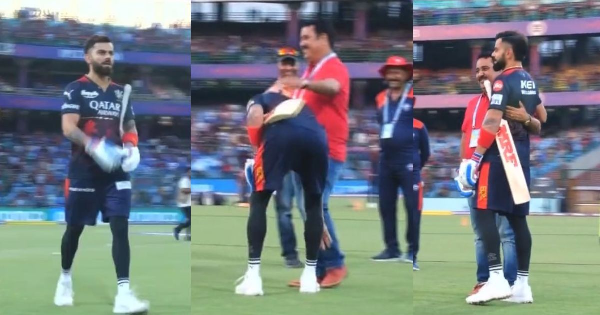 DC vs RCB: WATCH - Virat Kohli Touches Feet Of His Childhood Coach Ahead Of The DC Clash