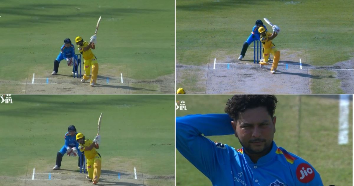 DC vs CSK: WATCH - Ruturaj Gaikwad Takes Kuldeep Yadav To Cleaners; Smashes Him For Three Consecutive Sixes In Delhi