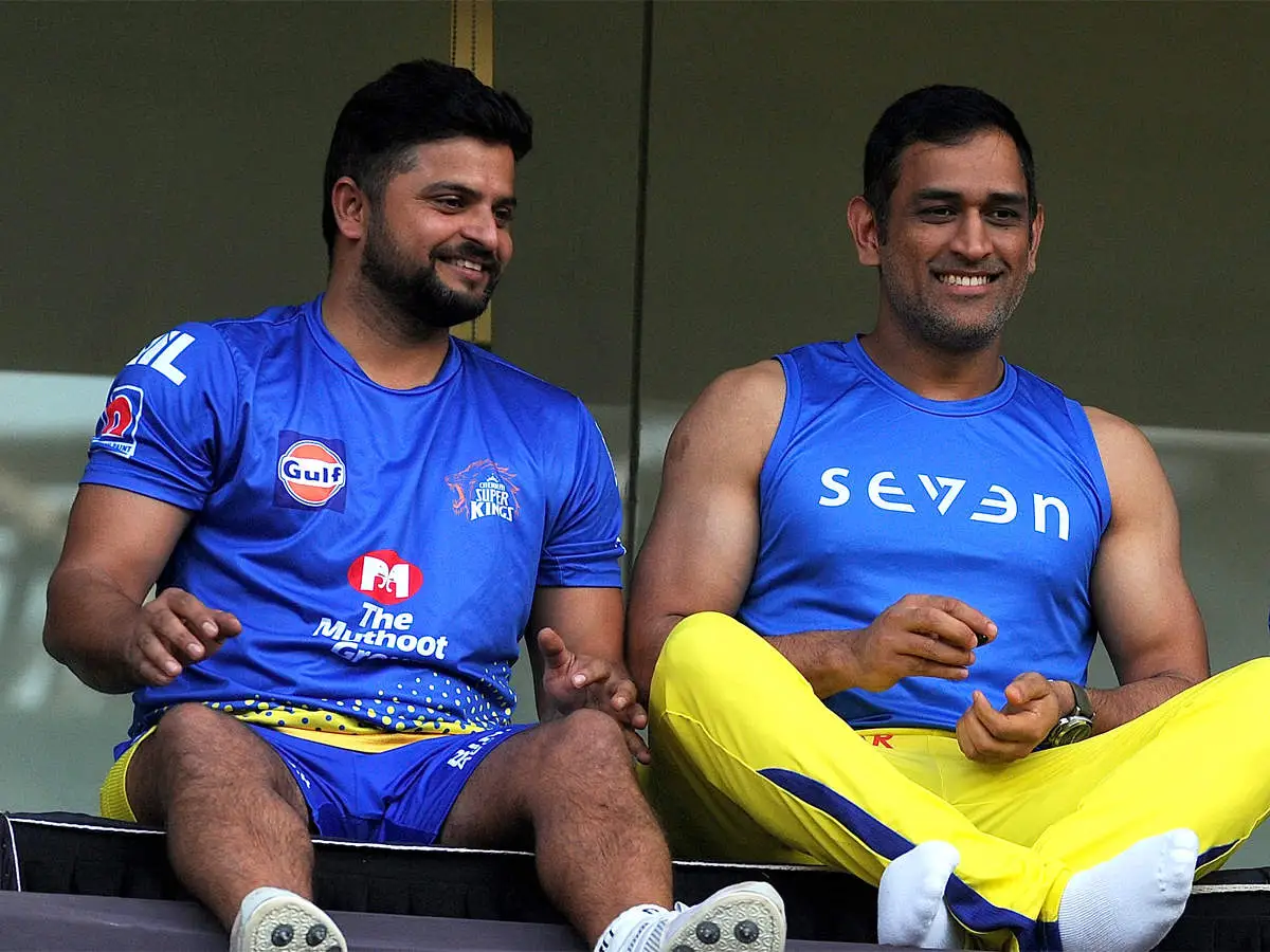 MS Dhoni and Suresh Raina