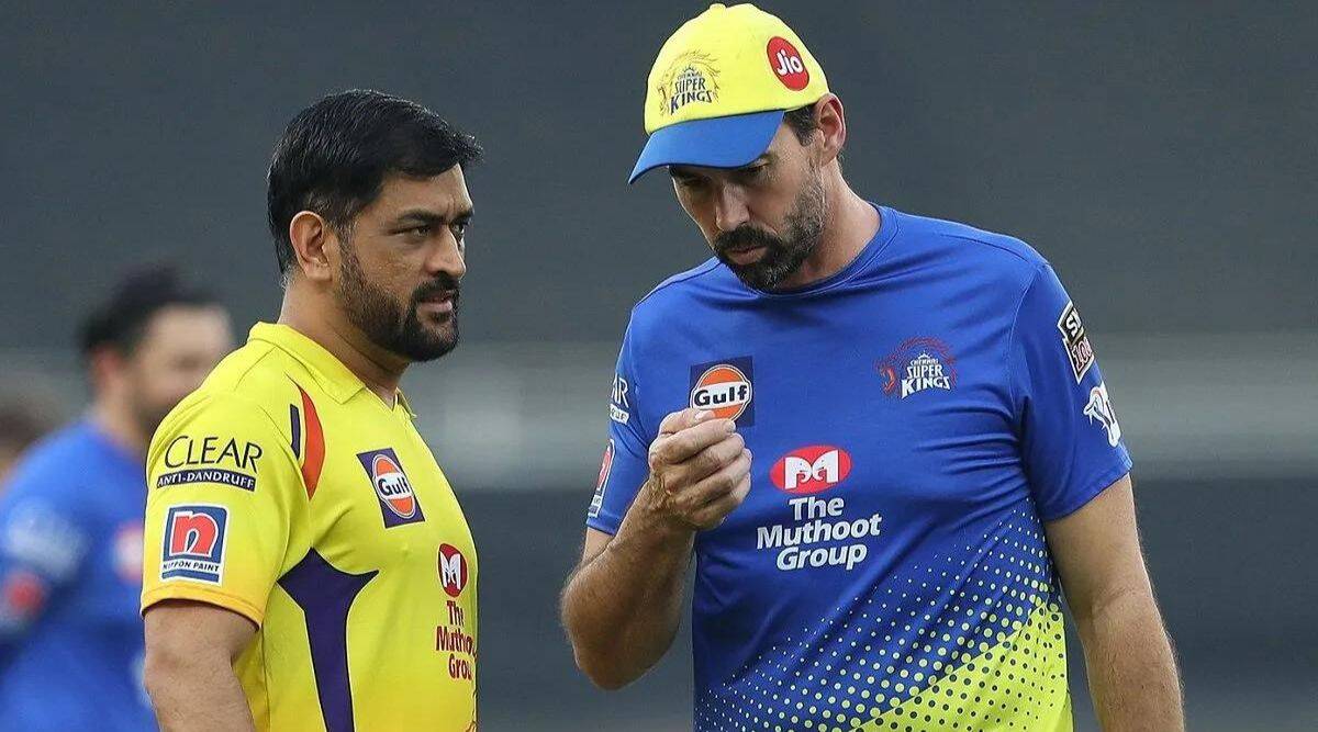 MS Dhoni and Stephen Fleming