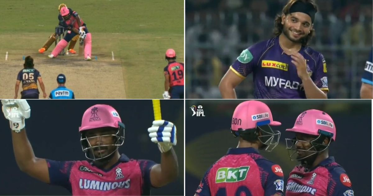 KKR vs RR: WATCH- Sanju Samson's Heartfelt Gesture; Blocks Wide Ball From Suyash Sharma To Give Yashasvi Jaiswal Opportunity To Complete His Ton