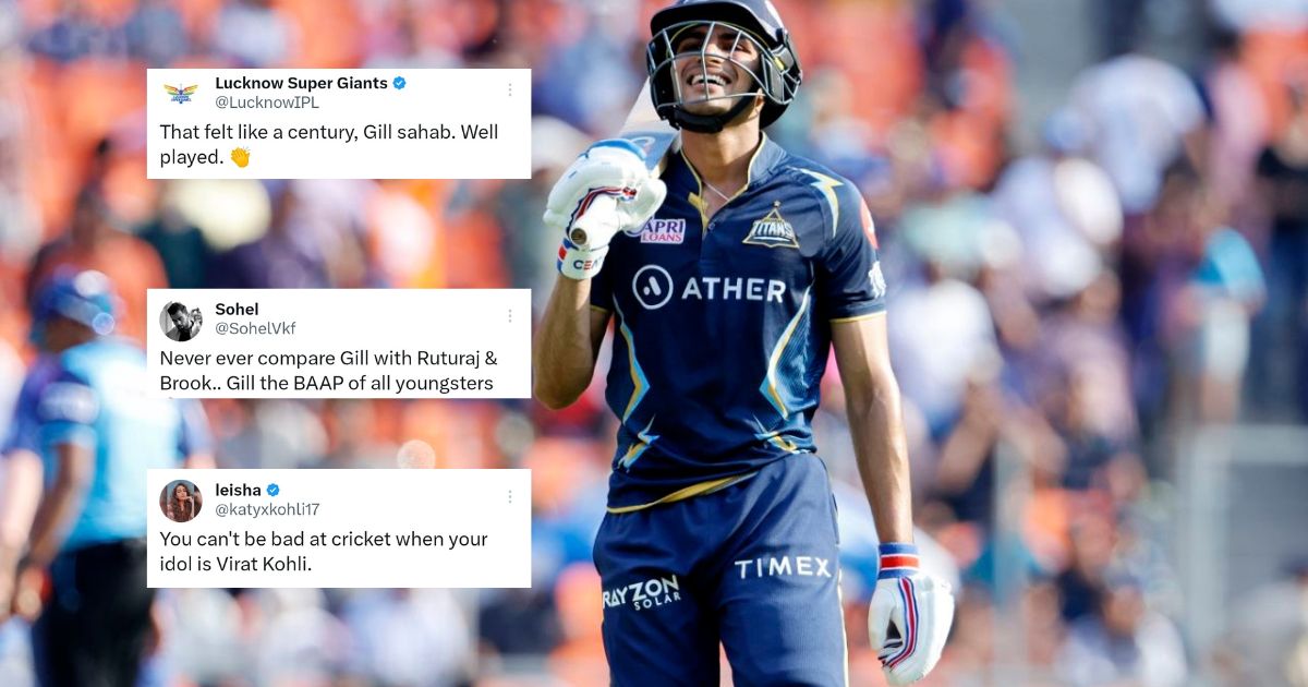 GT vs LSG: "2023 Is Shubman Gill's Year" - Twitter Hails GT Batter For His Valiant Knock Of 94* Against LSG In Ahmedabad