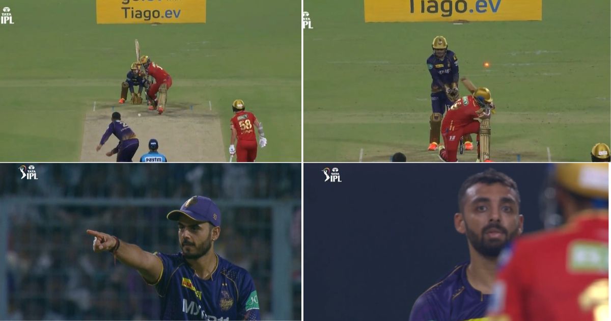 KKR vs PBKS: Watch - Varun Chakaravarthy Castles Rishi Dhawan