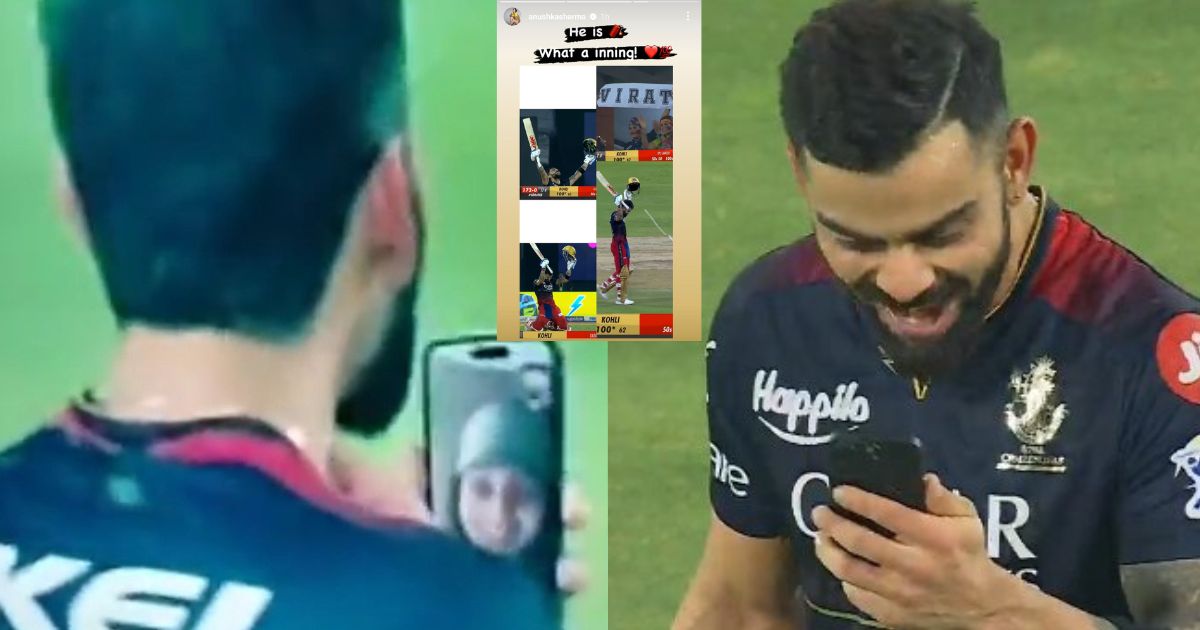 SRH vs RCB: WATCH - Virat Kohli Video Calls Anushka Sharma After His Astonishing Century Against Sunrisers Hyderabad